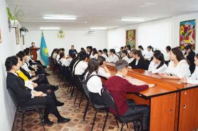 Cтуденттердің жеке құқықтық нормаларын сақтау және зорлық-зомбылықтың мақсатында алдын-алу мақсатындағы кездесу